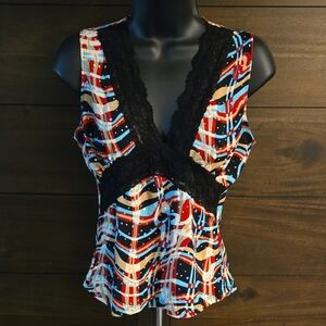 Kiwi Women's Blouse - Red, Blue, Black, White